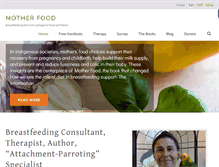 Tablet Screenshot of mother-food.com